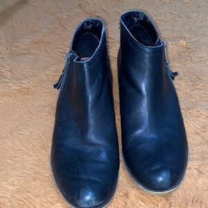 Lucky Brand Black Ankle Boots